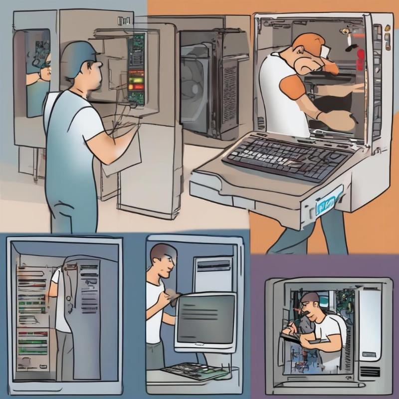 Quy trình thay thế linh kiện máy tính tại nhà chuyên nghiệp, minh bạch và hiệu quả, đảm bảo sự hài lòng của khách hàng